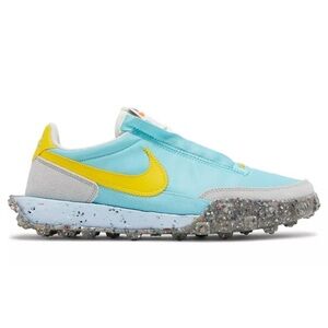NWT Nike  Waffle Racer Crater 'Bleached Aqua' CT1983-400 Women's Shoes 6.5